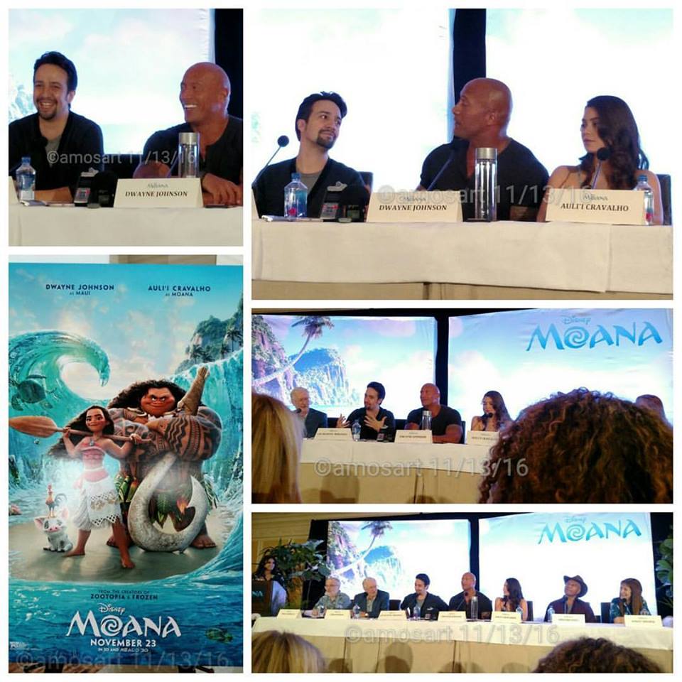 Moana, Ron Clements, John Musker, Lin Manuel Miranda, Dwayne Johnson, Auli’i Cravalho, Opetaia Foa’I, Osnat Shurer.